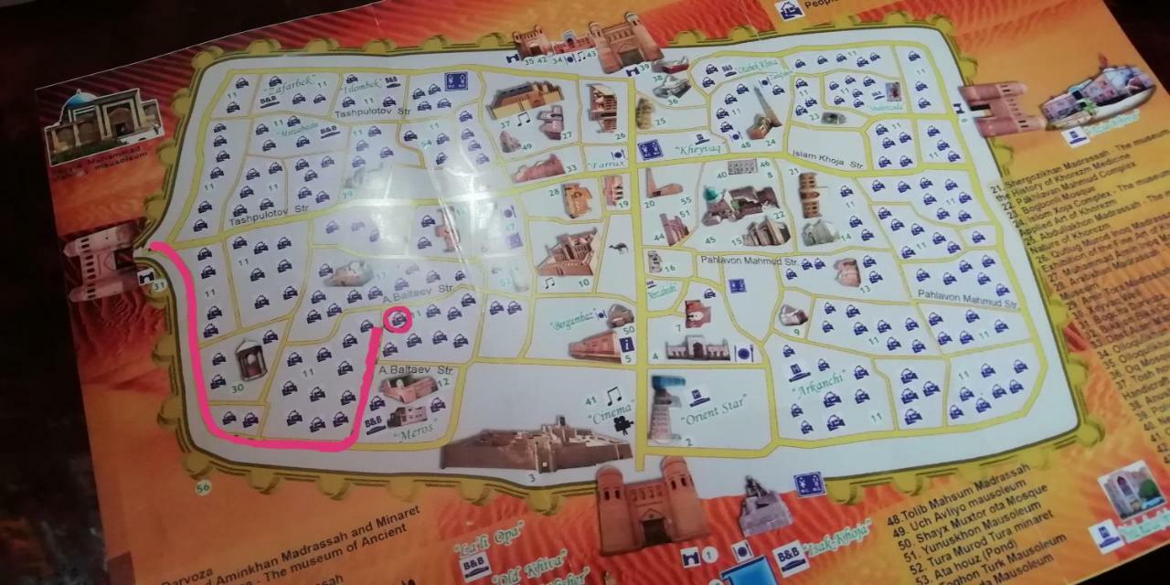 Naqqosh Bed & Breakfast Khiva Luaran gambar